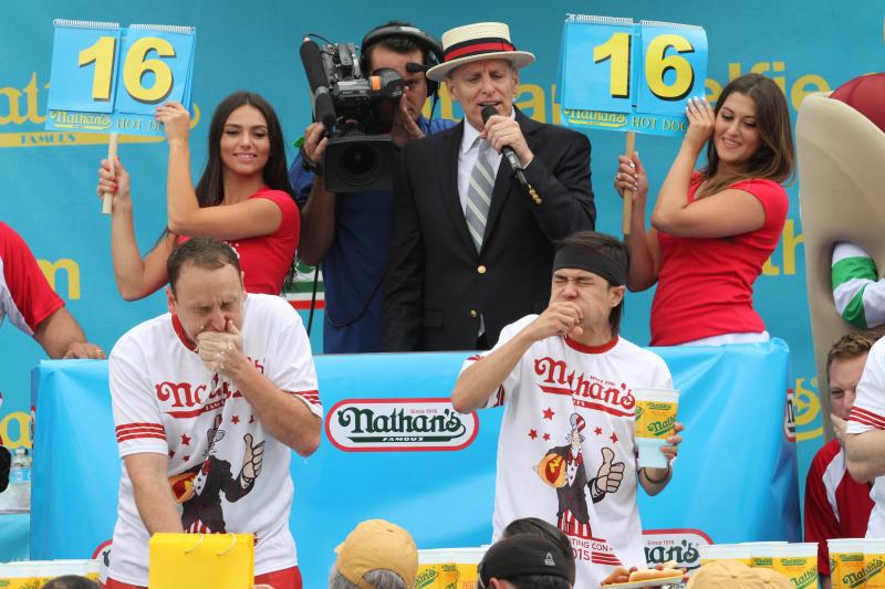 Joey Chestnut, Miki Sudo win titles in Nathan’s hot dog contest post thumbnail image